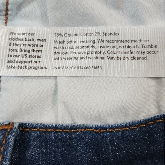 Eileen Fisher Organic Cotton Slim/Straight $189 EUC size 8  J1138 - Picture 6 of 7